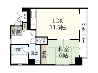 グレイスKIMURA【6階】の間取り