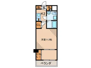 セレニテ甲子園【4階】の間取り