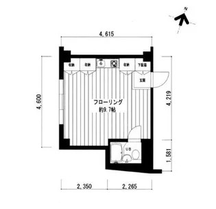広尾レジデンスC棟【2階】の間取り