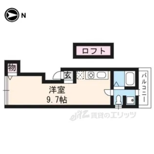 OML北山【2階】の間取り