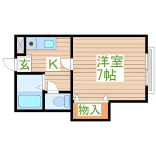 セントポーリア八軒【1階】の間取り