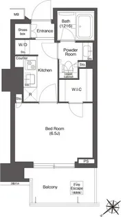 東京都中野区本町4【マンション】の間取り