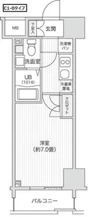 レジディア笹塚II【11階】の間取り