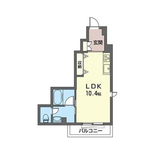 1Rの間取り画像