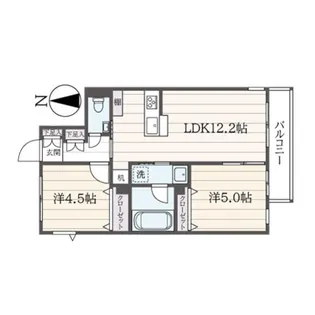 東京都練馬区高野台2【マンション】の間取り