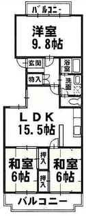 香川県高松市屋島西町【マンション】の間取り