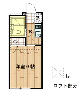 フラワーヒルB【2階】の間取り