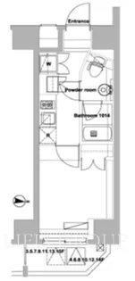 フォレシティ神田須田町【4階】の間取り