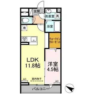 東京都世田谷区北烏山8【アパート】の間取り