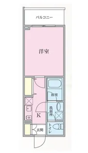 プライマル西大井グリーン【1階】の間取り