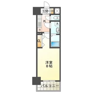 S-RESIDENCE四日市市堀木amante(アマンテ)【6階】の間取り