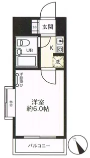 ロンスター三軒茶屋【4階】の間取り
