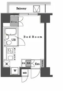 東京都品川区東大井2【マンション】の間取り