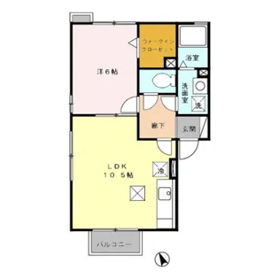 ウィルモア99【1階】の間取り