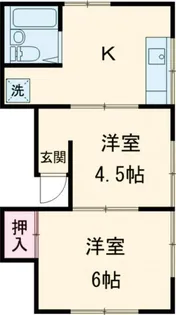 坂下アパートS【2階】の間取り