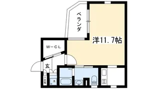 下鴨スキップコート【2階】の間取り