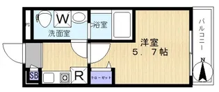 NeST芝【3階】の間取り