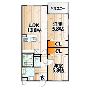 KIRA HIAGARI【4階】の間取り