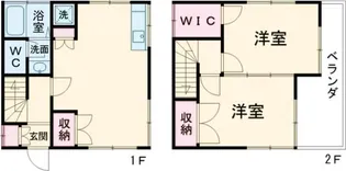 東京都杉並区上高井戸1【一戸建】の間取り