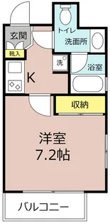 中駒一宮駅西マンション【10階】の間取り
