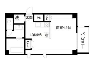 GRAND LATTICE Sayamachi【6階】の間取り