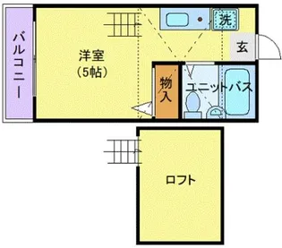 新川崎グレイス【2階】の間取り