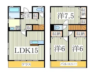 アルファタウン天王台Gの間取り