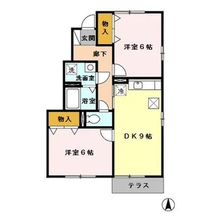 エスポワールみなみ野 ABCDEFGHI【1階】の間取り