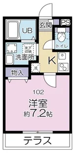 レスペデーザ目黒本町【1階】の間取り
