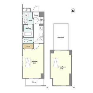 東京都中野区弥生町5【マンション】の間取り
