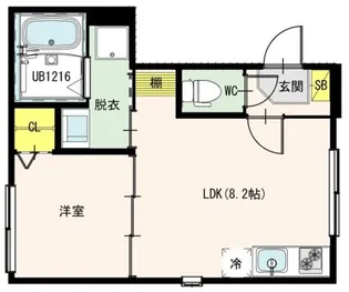 TERRAS Kasai【2階】の間取り