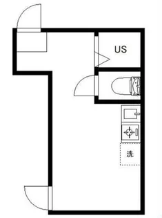 グラード中野【1階】の間取り