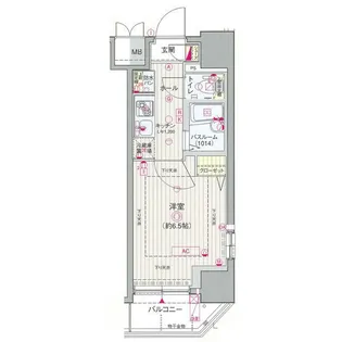 エステムコート池袋PRIME AXIA【6階】の間取り