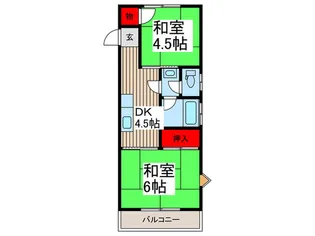 コーポ鈴木【3階】の間取り