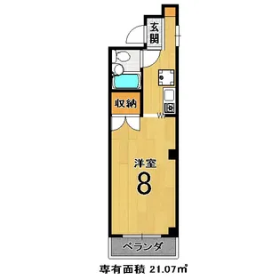 マンション都【3階】の間取り
