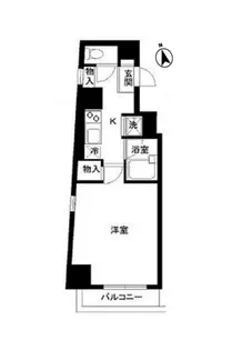 スカイコート芝壱番館【11階】の間取り