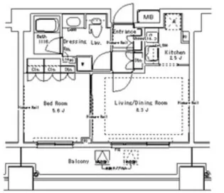 パークアクシス御茶ノ水ステージ【14階】の間取り