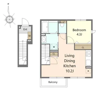 GRACE【2階】の間取り