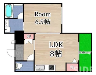 リッチモンド30【6階】の間取り