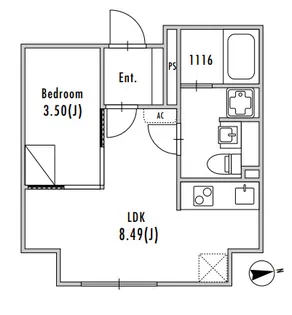 GRAN PASEO大森III【5階】の間取り