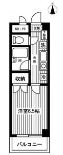 K’sフラット2003【3階】の間取り