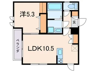 グランロード祐天寺【2階】の間取り