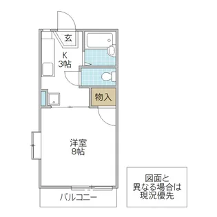 メゾン・ララローズ A棟【1階】の間取り