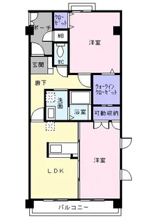 プリムヴェール ブリアン【1階】の間取り