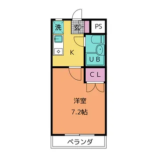 ハイツストニーヒル【2階】の間取り