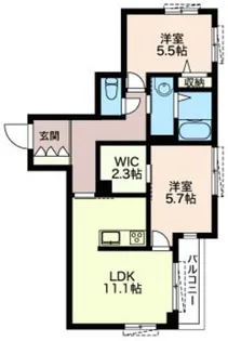 ShaMaison アーバンコート【2階】の間取り