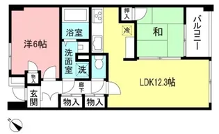 ランデス寺尾台【2階】の間取り