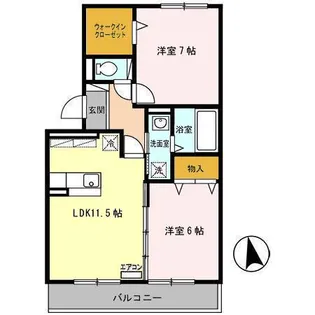 グラン・アンビシオン【3階】の間取り