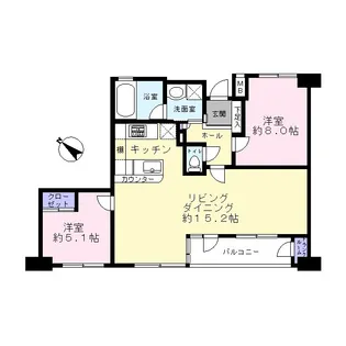 エルズ元町(020013)【6階】の間取り