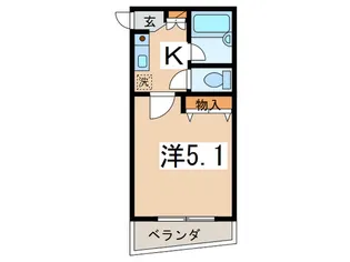 フロントフィールド鶴見WEST【2階】の間取り